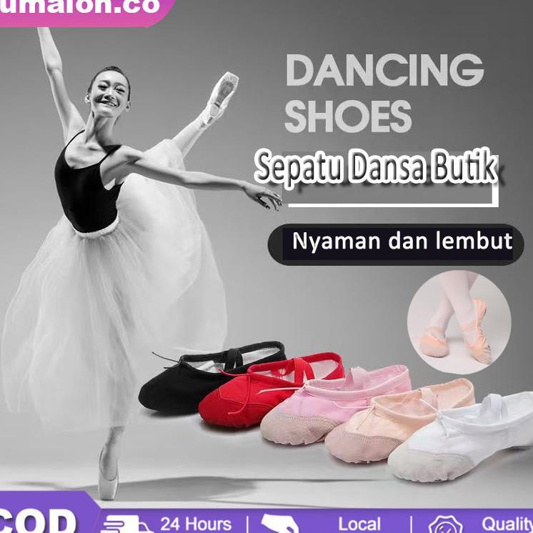 Sepatu Balet Kanvas / Sepatu Balet Anak-Anak / Sepatu Balet Lembut / Sepatu Balet Dewasa