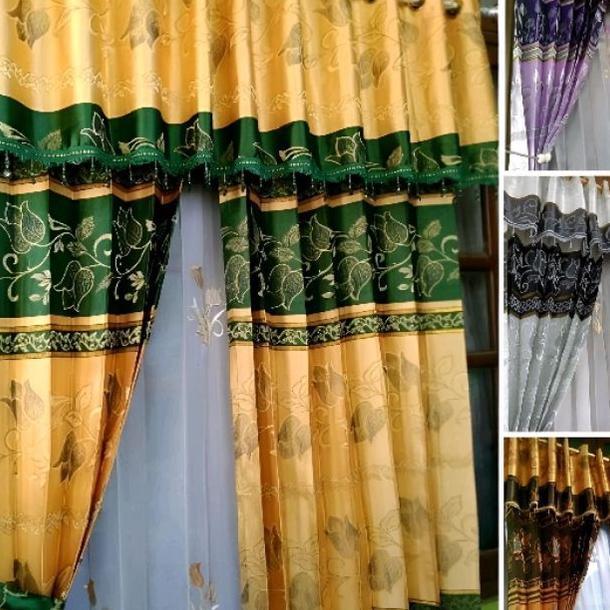 Gorden Jodha Smokring Model Poni Pisah Gorden Prada Gorden Jendela Dan Pintu Gorden Ruang Tamu Korde