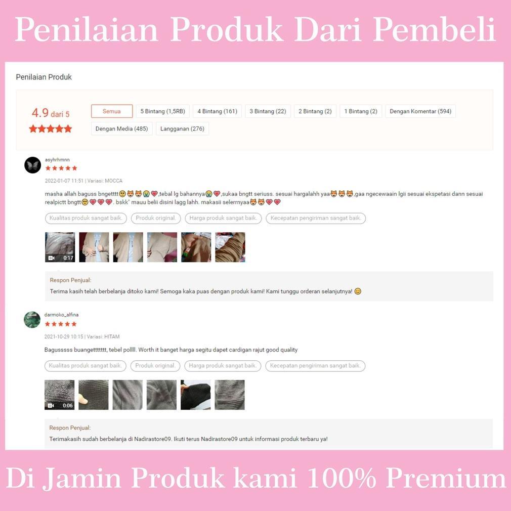 Premium Cardigan Batwing Rajut Oversize Premium Warna Beragam