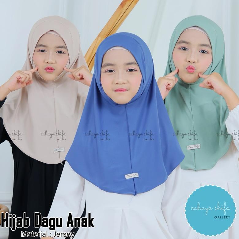 Flash Sale Jilbab Anak Jersey Dagu/ Jilbab Anak Umur 1-5 Tahun