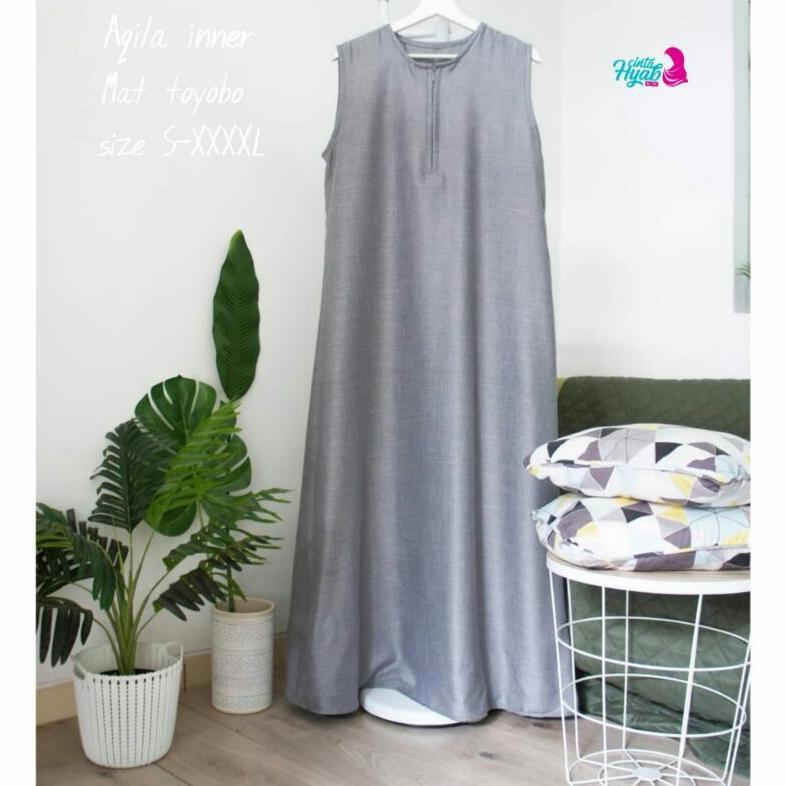 Murah  Inner Abaya Gamis Singlet Daleman Katun Toyobo Adem Size Jumbo
