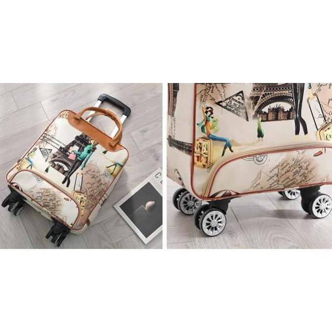 Grosir Lyn Ever Tas Trolley - Travel Bag Trolley - Le 527 Tas Travel Roda  - Bahan Tebal Dan High Qu