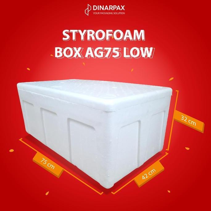 Styrofoam Box Besar AG 75 Low Density / Styrofoam DinarBox / Box AG75