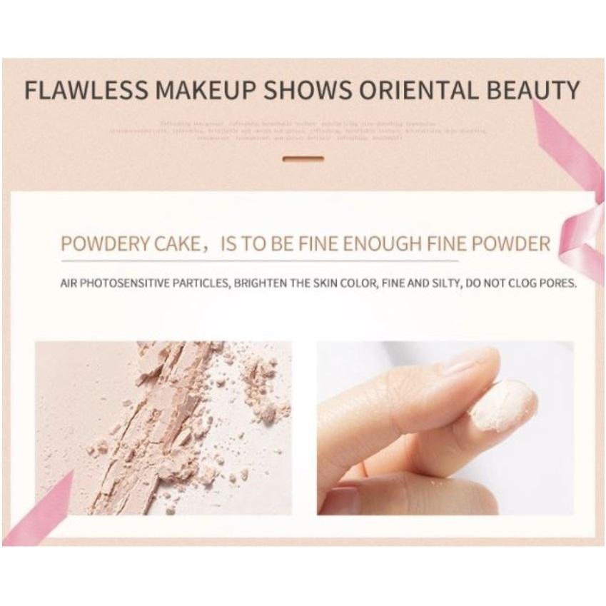 Bedak Glowing Tahan Lama Anti Air Professional Compact Powder Fws / Bedak Tahan Keringat Beauty Powd