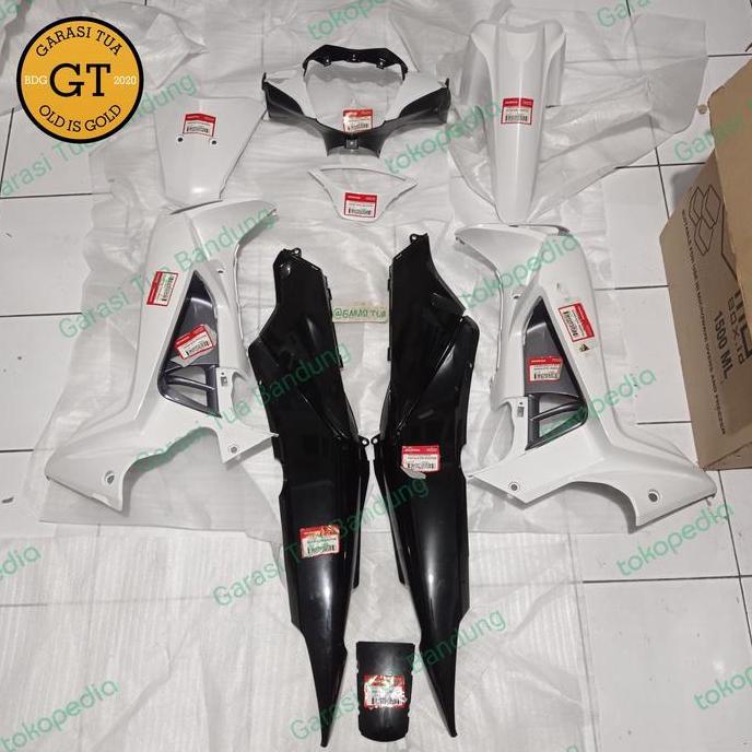 Full Set Body Bodi Supra X 125 Batman Asli Ori Orinal Orisinil AHM