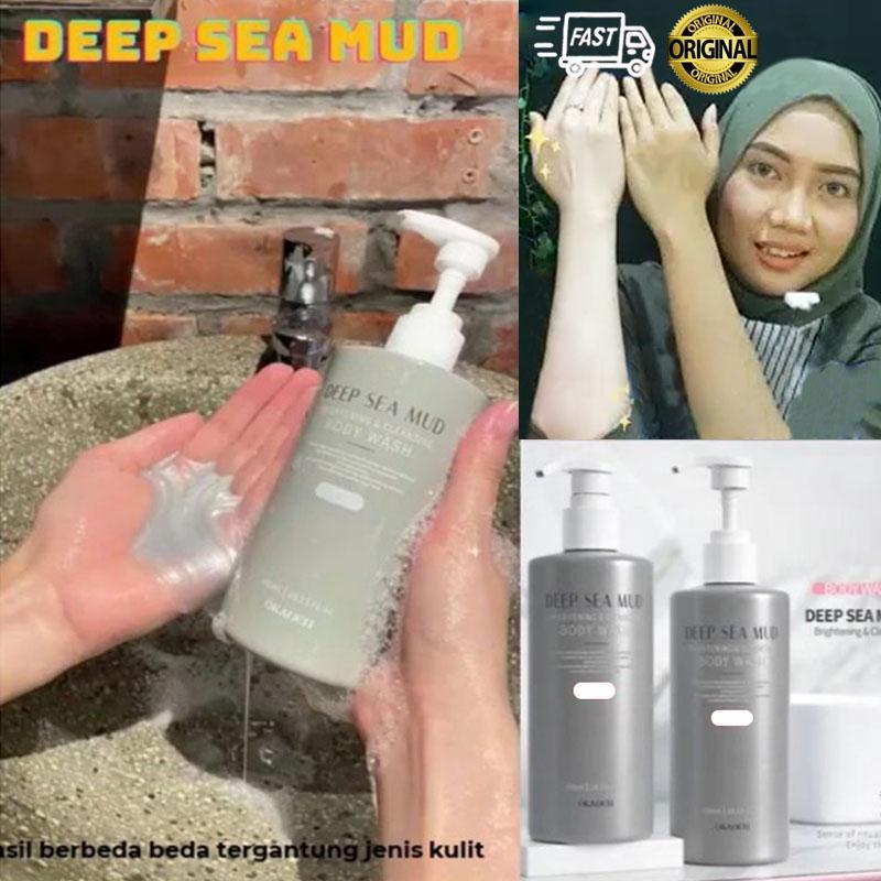 Whitening Body Wash Sabun Mandi Pemutih Badan Deep Sea Mud Memutihkan Kulit Dengan Cepat Memutihkan 