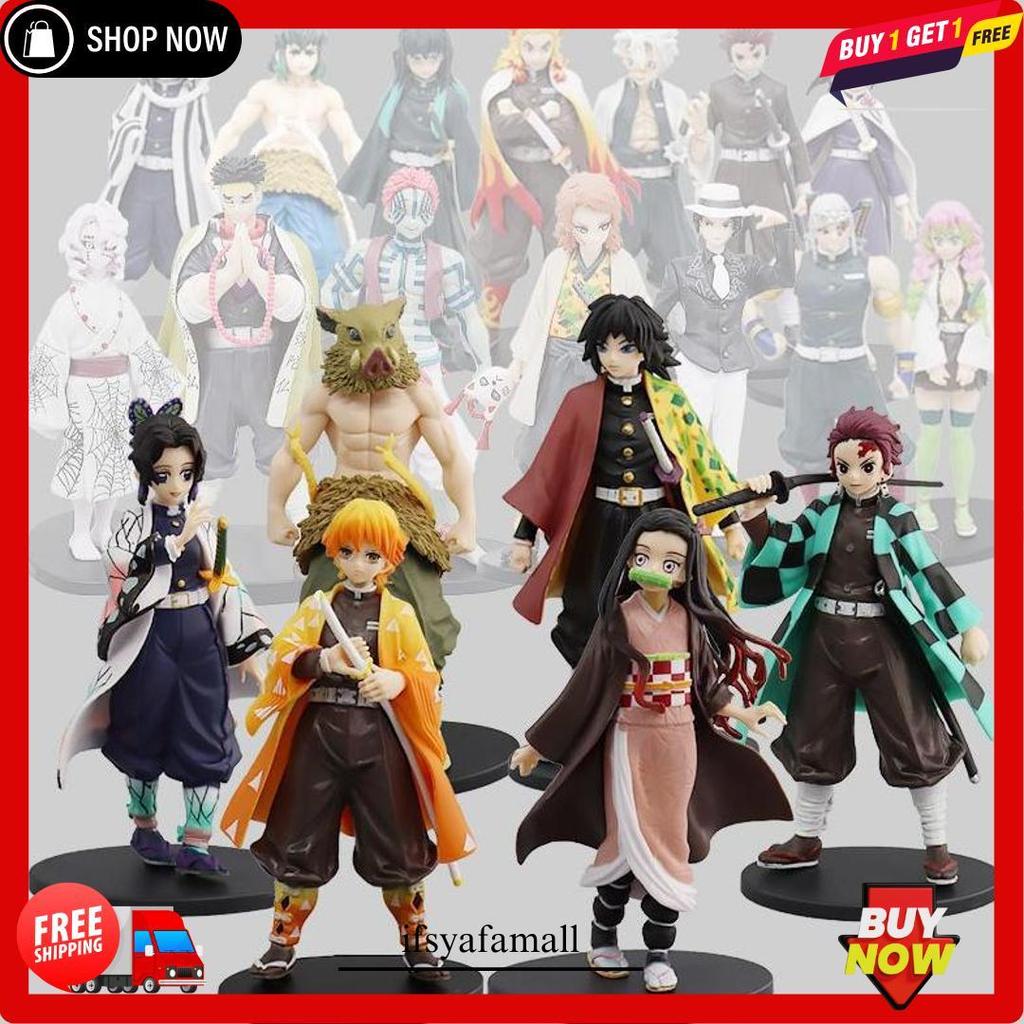 Action Figure Demon Slayer / Miniatur Demon Slayer / Demon Slayer Manga Anime Fs Pengiriman Cepat