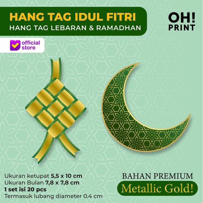 Hang Tag Idul Fitri Unik Hang Tag Lebaran Hang Tag Ramadhan (TERBAIK) (TERBARU) (TERMURAH)