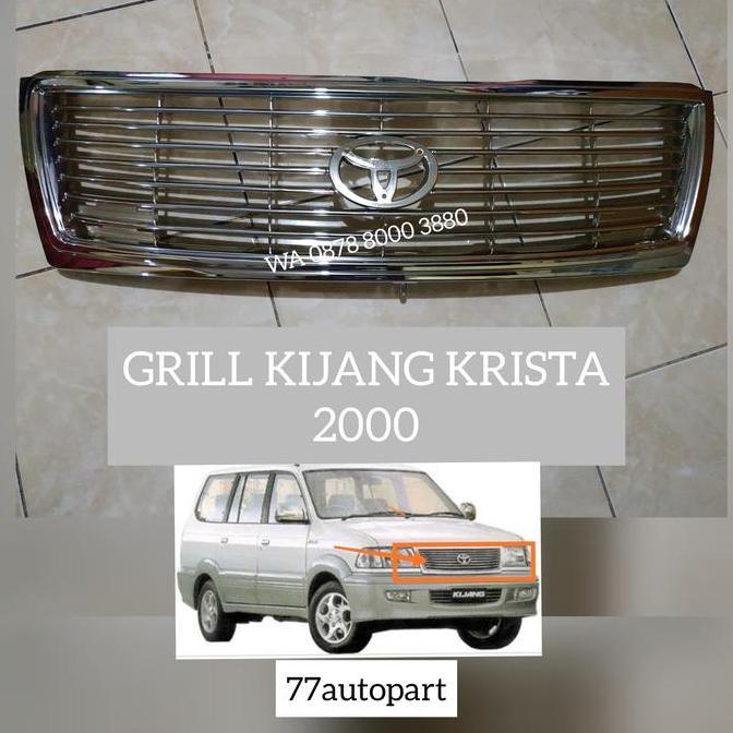 Promo Grill Rambang Kijang Krista 2000 2002 Chrome Cod