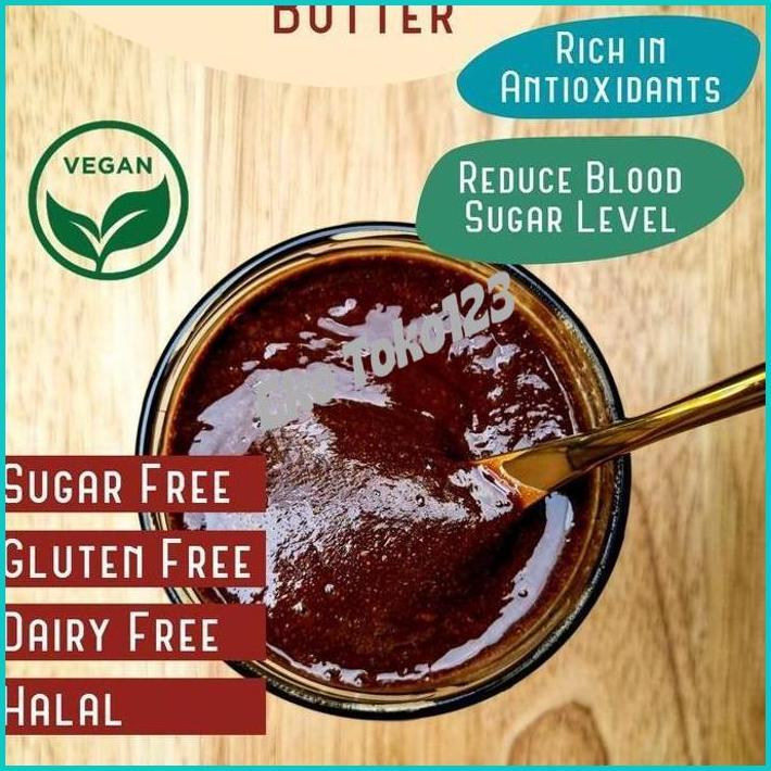 Worryfree Hazelnut Choco Butter (Selai Hazelnut Coklat) - Keto, Diet