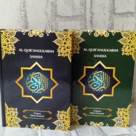 PREMIUM ALQURAN KHOT USMANI 15 BARIS TANGGUNG / AL QURAN A5