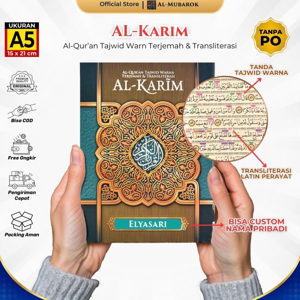 PREMIUM AL QURAN AL KARIM A5 TAJWID WARNA TERJEMAH LATIN CUSTOM NAMA ALQURAN YANG ADA LATINNYA UNTUK