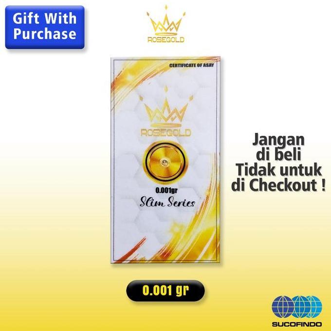 Two Mix - [HADIAHGRATIS] Emas Rosegold Slim Series 0.001gr Lebaran Ramadhan 2026