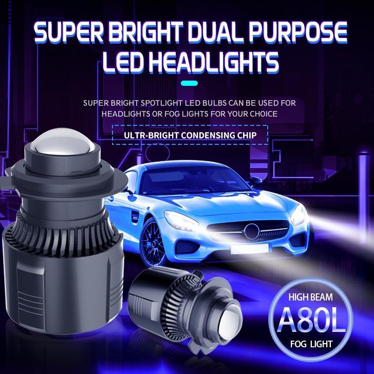 RTD Rayton Lampu Utama / Lampu Depan / Foglamp Mobil LED A80L