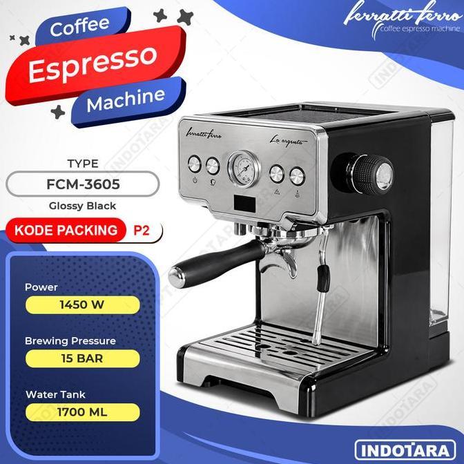 Ferratti Ferro Espresso Machine FCM3605