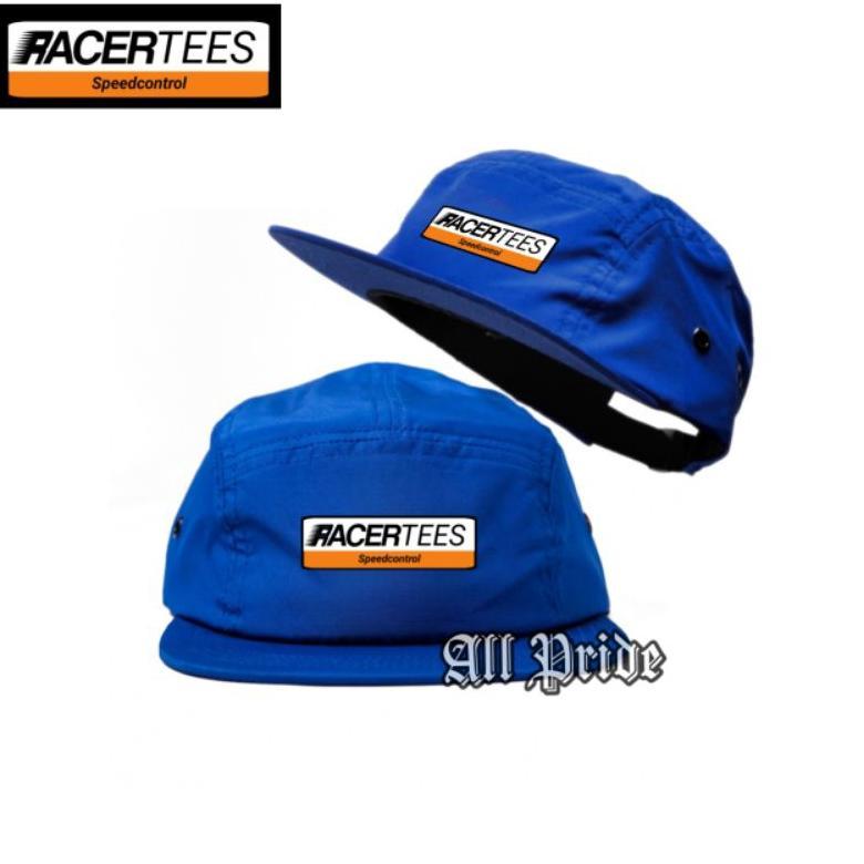 Original Topi 5 Panel Racertees Speed Control/Five Panel Snapback Racing /Topi Pria Wanita Fashion R