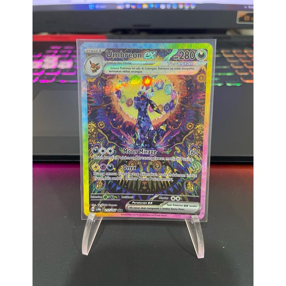Discount Pokemon Tcg Indonesia Sv8A Umbreon Ex 217/187 Sar