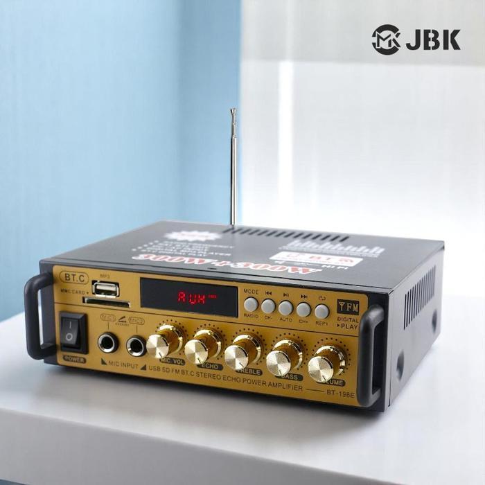 JBK BT-198E AMPLIFIER KARAOKE BLUETOOTH POWER AMPLIFIER POWER AMPLIFIER WIRELESS BLUETOOTH KERNDY JB