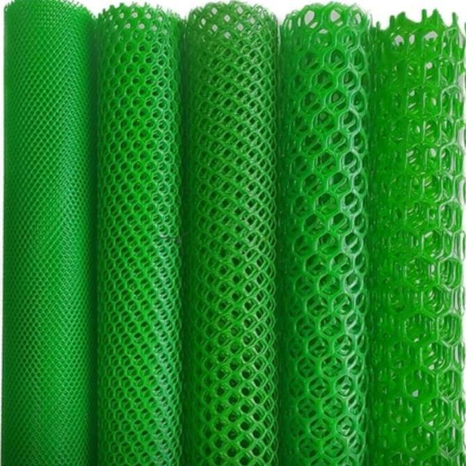 Lebar: 1,5M Jaring pelindung plastik HDPE - jaring plastik dengan lubang kecil 1cm / jaring kandang 