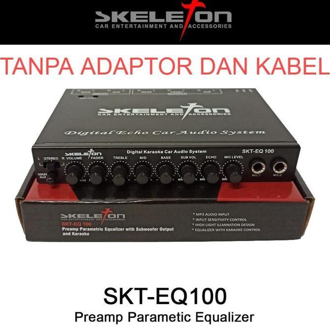 Parametric Equalizer Mobil - Skeleton Parametric Car Equalizer - SKT-EQ100