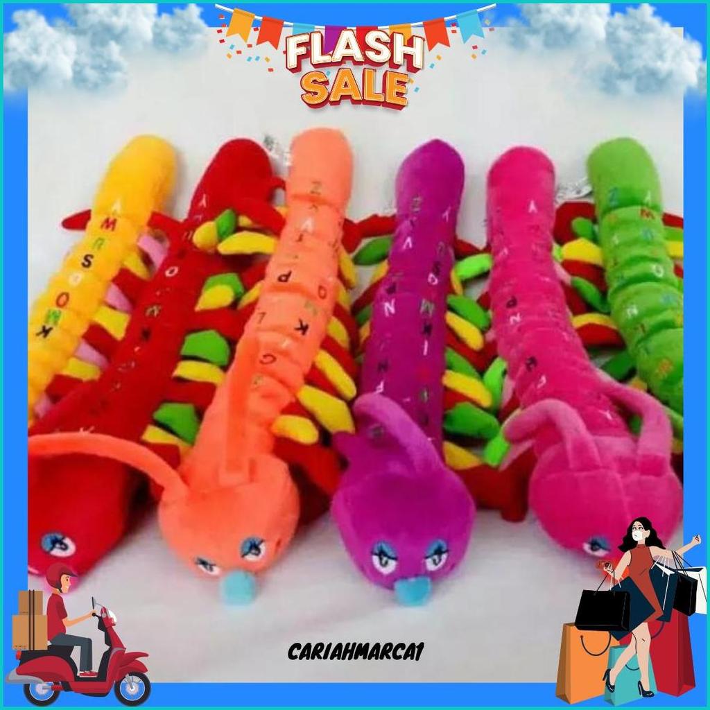 Boneka Hiasan Dashboard Mobil Boneka Ulat / Boneka Ulil / Boneka Panjang Kualitas Juara