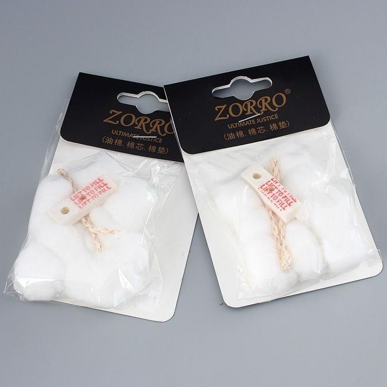 Essential Product Paket Zippo Kapas Zippo Zorro - Sumbu / Wick Zippo - Batu / Flint Zippo - Karet Tu