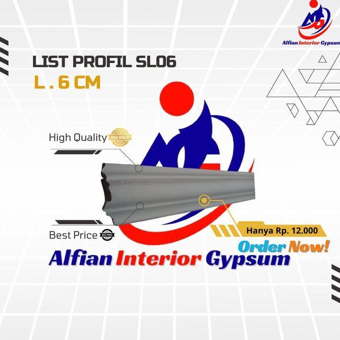 List Frame Wall Moulding Dekorasi Ukuran 4 cm & 6 cm Minimalis