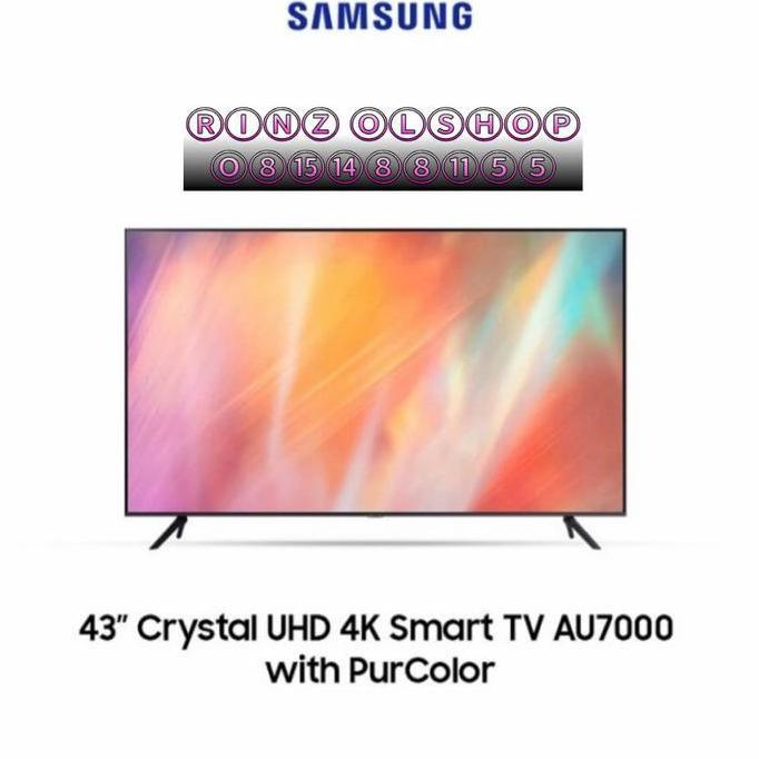 LED TV SAMSUNG 43AU7000 SMART TV CRYSTAL UHD 4K UA43AU7000KXXD