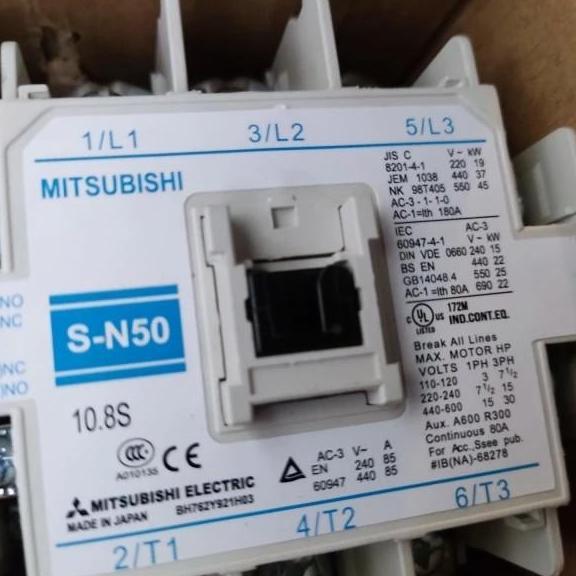 TERBARU - kontaktor mitsubishi s-n50 sn50 sn-50 Contactor MITSUBISHI SN 50 Mitsubisi