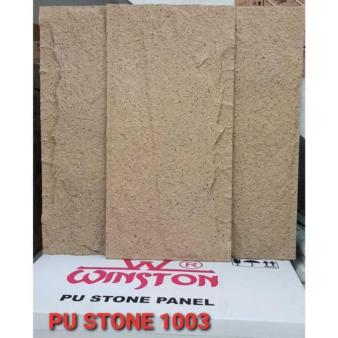 Pu Stone Batu Panel Dinding Wall Panel 3D Motif Batu Alam