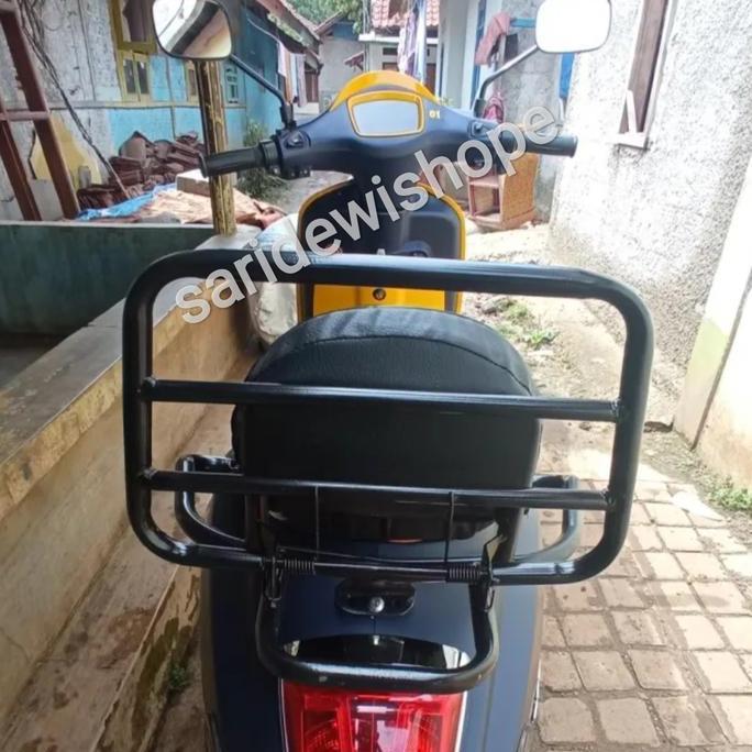 ACCESORIS BACK RACK VESPA MATIC SANDARAN VESPA MATIC U_WINFLY T3 SUPER RESTOCK
