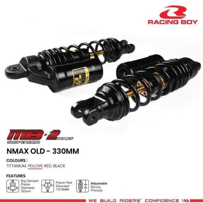 Racing Boy RCB Shock MB-2 Premium Black Series Yamaha Nmax Orinal