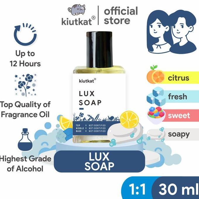 Kiutkat Parfum Lux Soap - Spray 30Ml Dan Roll On Pria Wanita Searah Aroma Sabun Lux