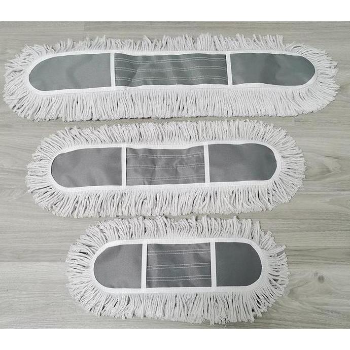 FAJARLAH Refill Lobby Duster Abu-Putih Sapu Lobby Mop Pel Lobby Lantai