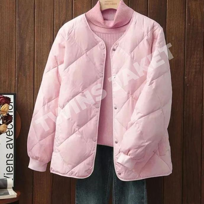 jaket tebal wanita winter parasut