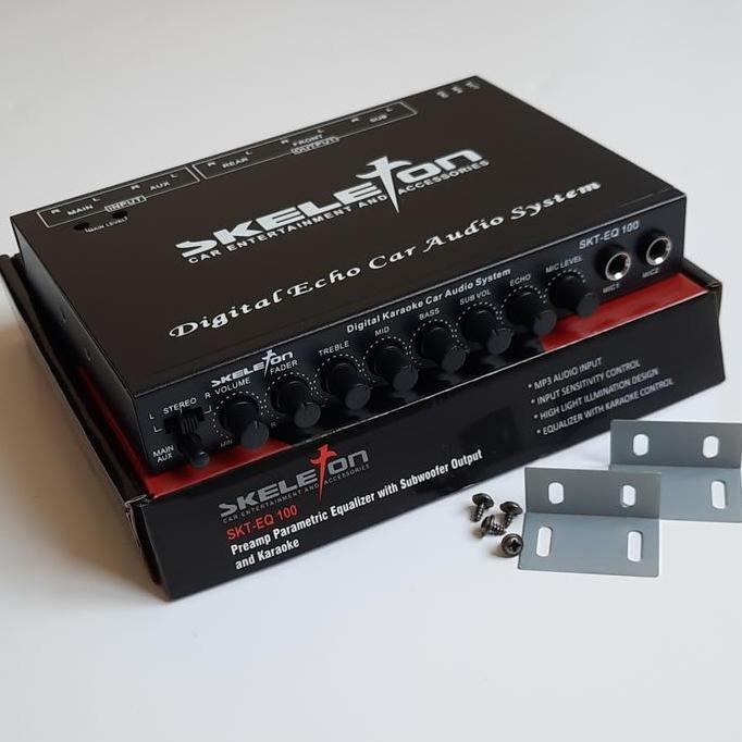 Preamp Parametric Equalizer Mobil Dengan Subwoofer Output