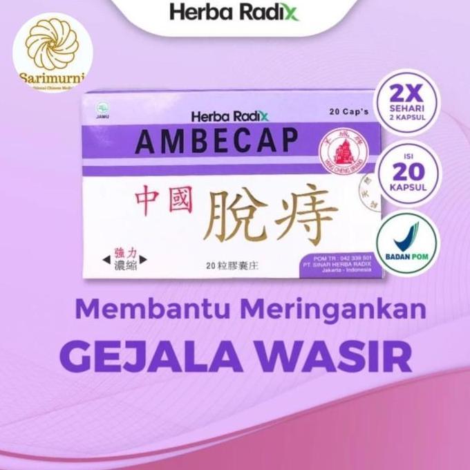 Ambecap Zhongguo Moschus TUOGE (Ambecap) - Obat Herbal untuk Wasir Ambeien