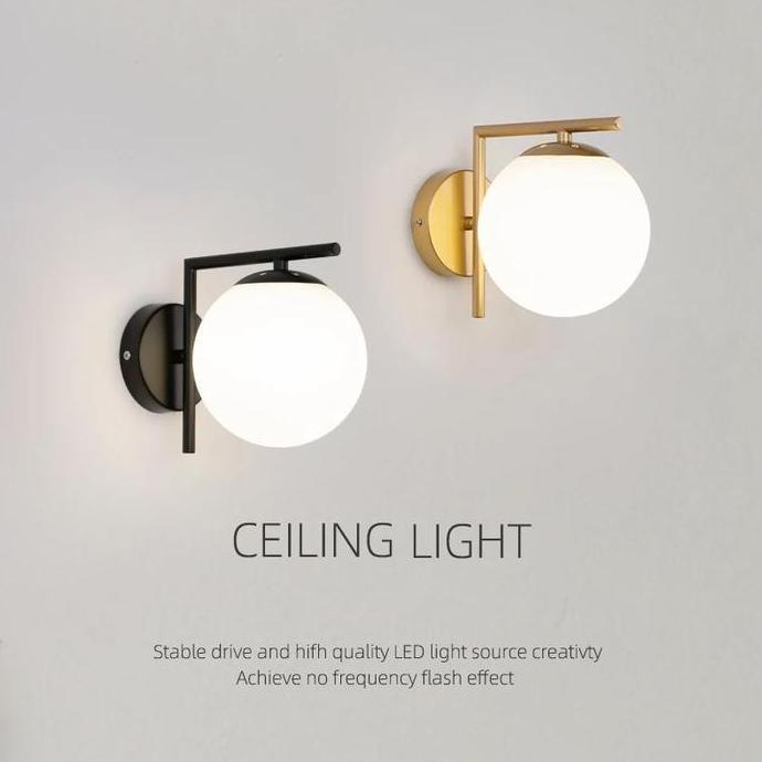 Lampu Dinding Hias Indoor Bohlam Wall Lamp