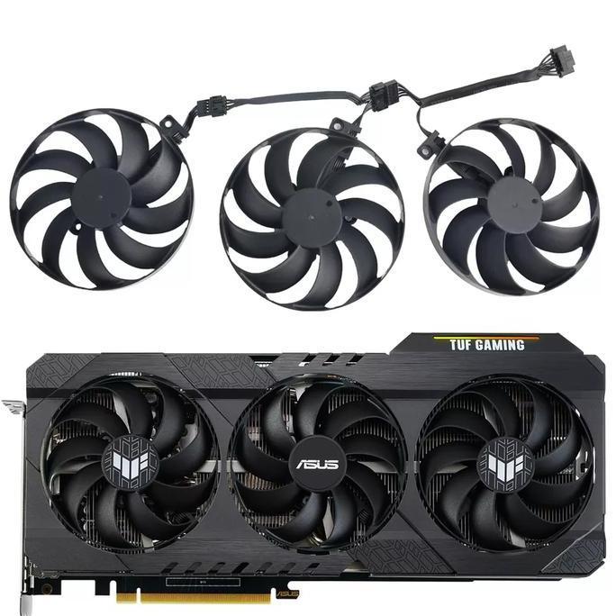 Fan kipas ASUS TUF gaming RTX 3060 3070 3080 3090 88mm 7pin DIY OEM