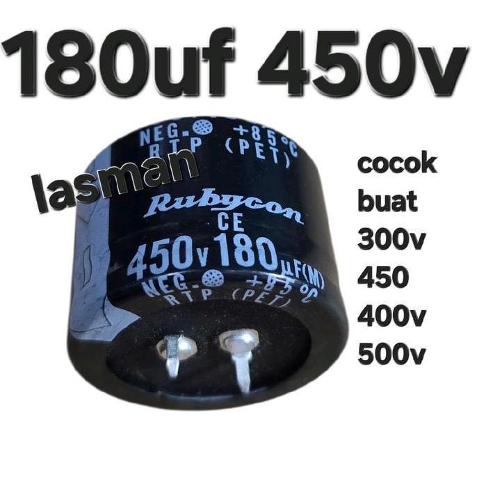 180UF 450V  450V180UF 500V180UF 400V180UF 350V180UF M  ELKO ELCO POWER SUPPLY KULKAS SHOWCASE AC AIR