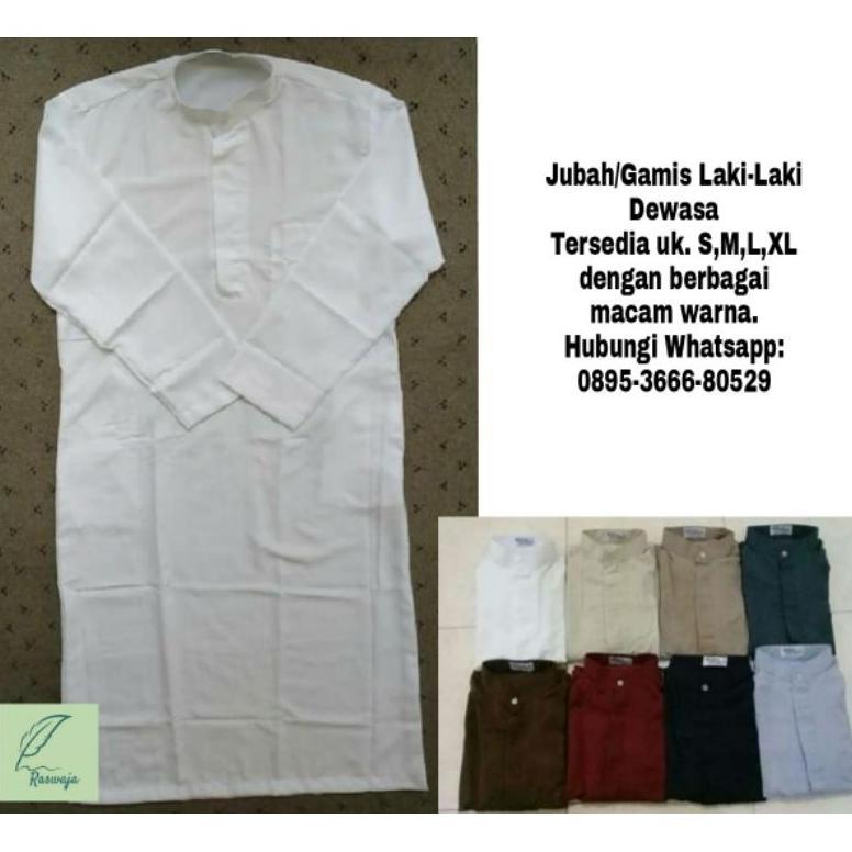 Premium Jubah Pria Dewasa / Gamis Pria Dewasa / Jubah Laki Laki Dewasa / Gamis Laki Laki Dewasa / Ju