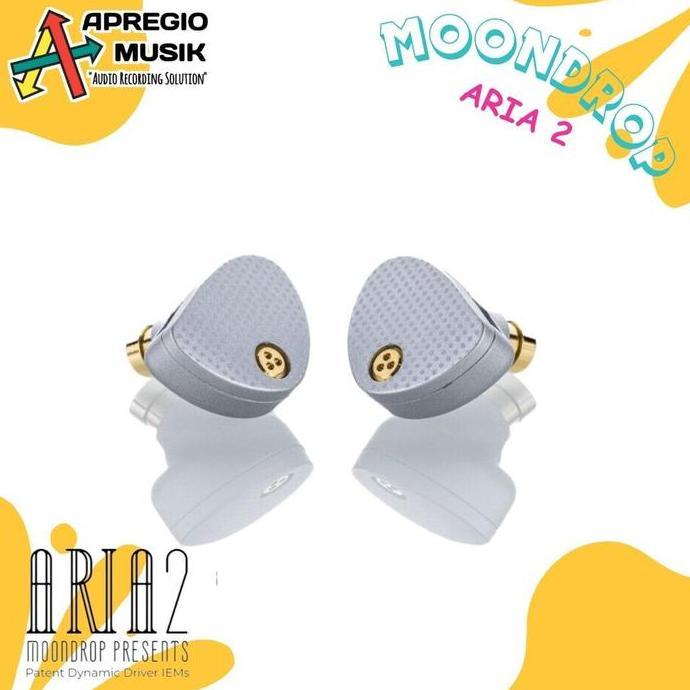anjasmilaat - moondrop aria 2 aria2 new version dynamic driver 0.78mm 2pin iem earphone