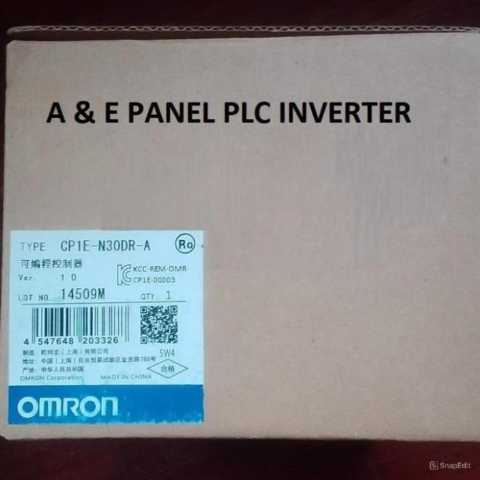 PLC Omron CP1E N30DR A CP1E-N30DR-A 30io
