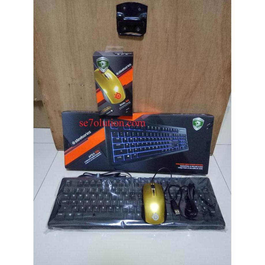 SteelSeries Apex 100 Keyboard Gaming Full-size Hitam