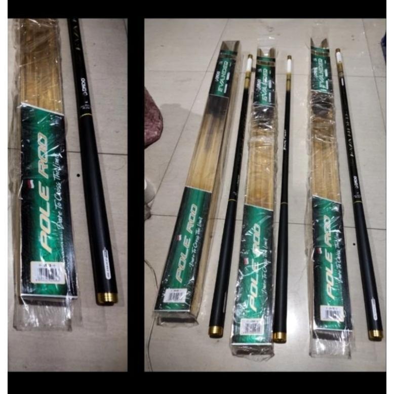 joran tegeg pancing super hard daido Evander carbon brutal pilihan 250 300 360 450 540 630 cm