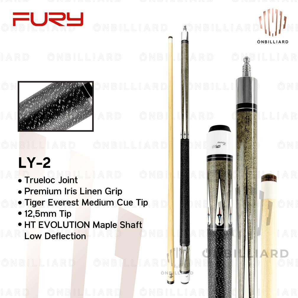 TERBARU FURY LY SERIES CUE STICK STIK PLAY BILLIARD BILIAR BILIYAR FURY