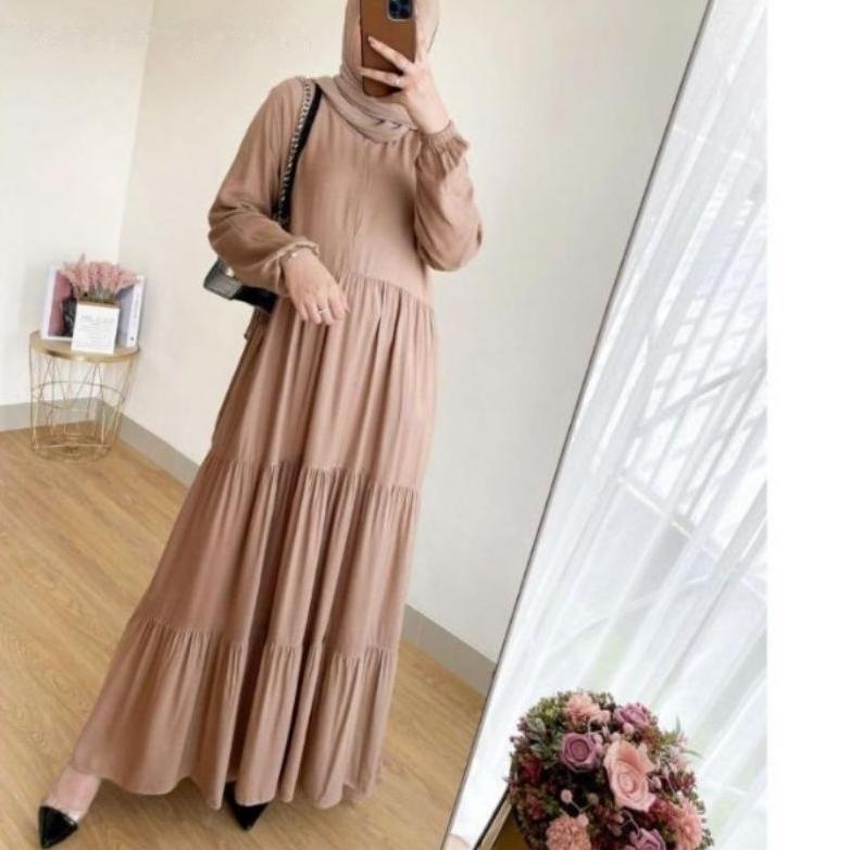 Bagus Baju Gamis Jumbo Xxxl Xxl Xl Ld 120/110/130 Dress Big Size Model Terbaru Lebaran