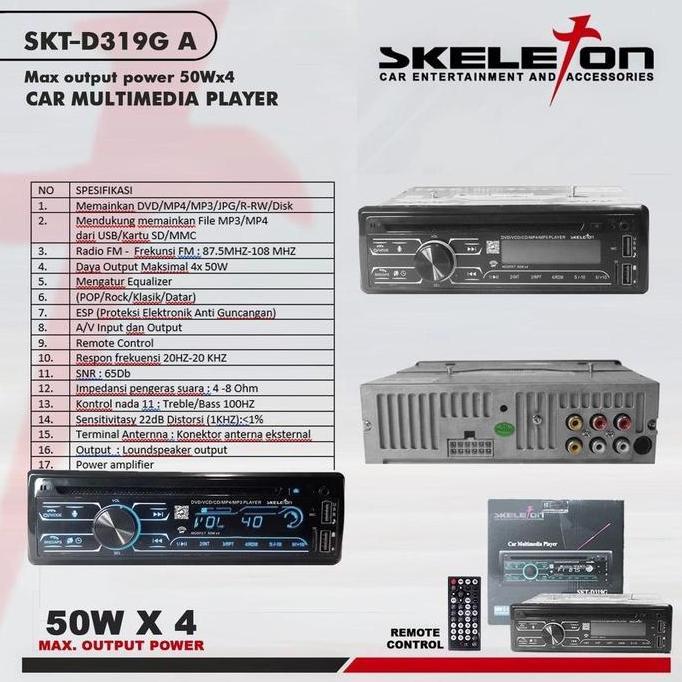 Promo Tape Mobil Single Dvd Skeleton Skt-D319G Cod