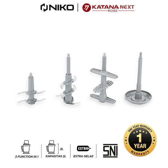 Niko Food Chopper Katana Next Rose