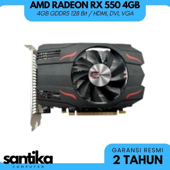 Vga AMD Midasforce RX550 4GB 128bit ATX - VGA AMD RX 550